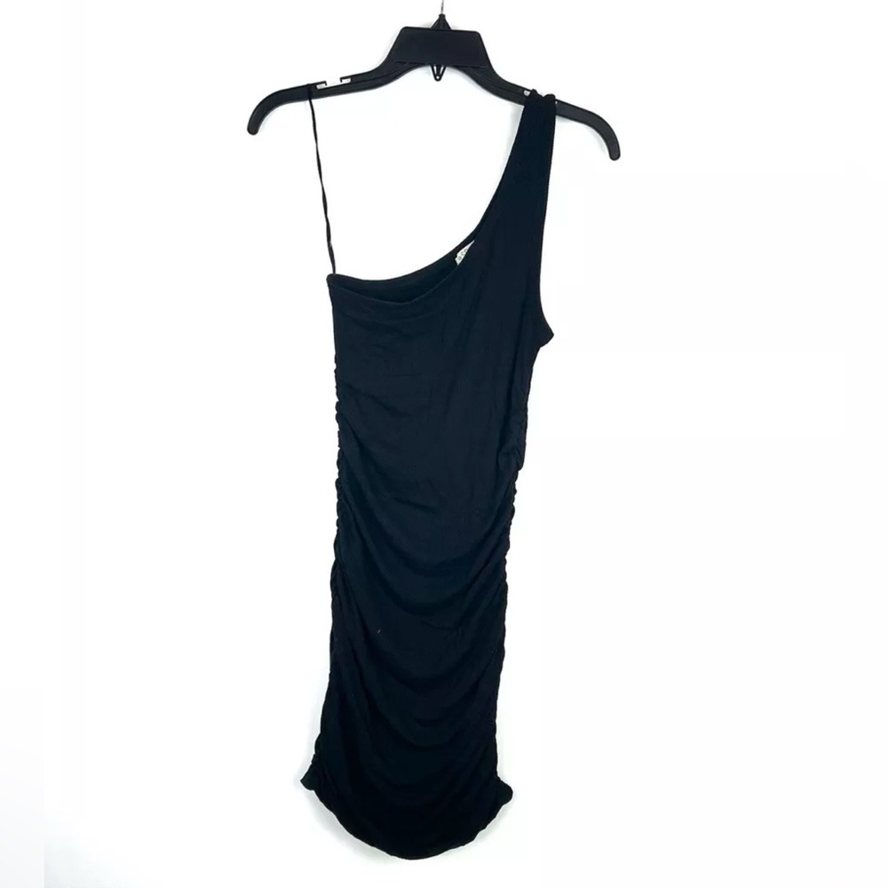 L Space Women’s One Shoulder Bodycon Black Dress Size M